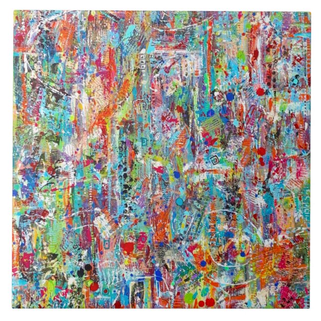 Father Time 6 x 6 Ceramic Tile (Front)