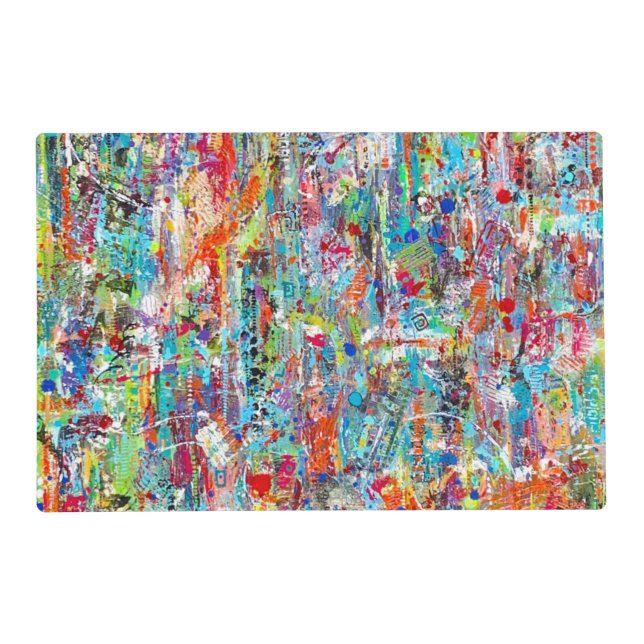 Father Time Laminated Placemat (Front)