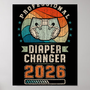 Father To Be Future Daddy, Expecting Dad 2026 Diap Poster