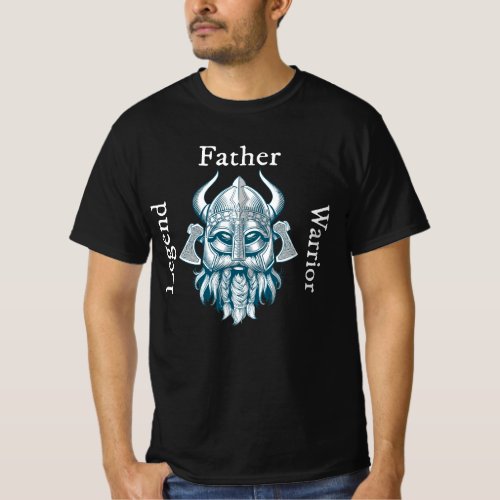Father Warrior Legend  Fathers Day T_Shirt