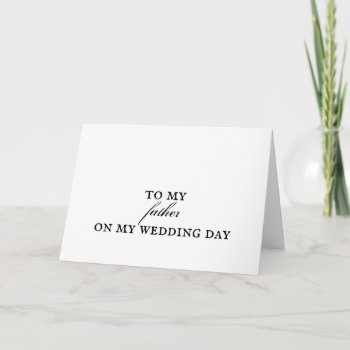 Father Wedding Thank You Card by Apostrophe_Weddings at Zazzle