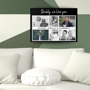 Father with Kids and Family Dad 6 Photo Acrylic Print