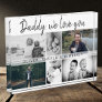 Father with Kids and Family Dad Collage Photo Block