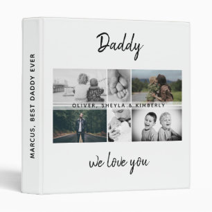 Father with Kids and Family Dad Photo Album 3 Ring Binder