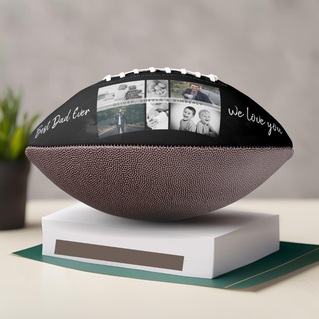 Father with Kids and Family Dad Photo Collage Football (Creator Uploaded)