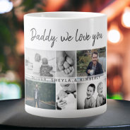 Father With Kids And Family Dad Photo Collage Giant Coffee Mug at Zazzle