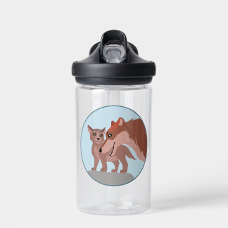 Father Wolf and Pup Water Bottle