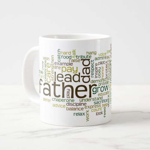 Father Word Cloud Mug