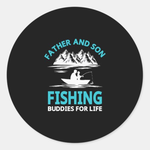 FatherAnd Son Fishing Buddies For Life Sticker