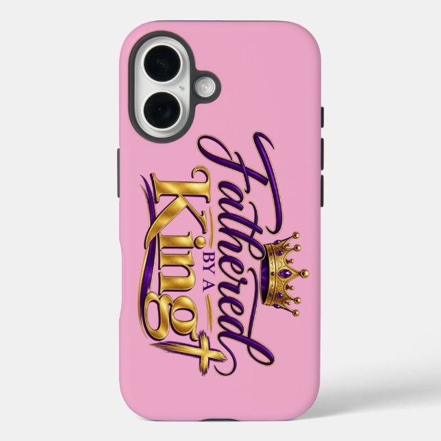 Fathered by a King Case-Mate iPhone Case (Back)