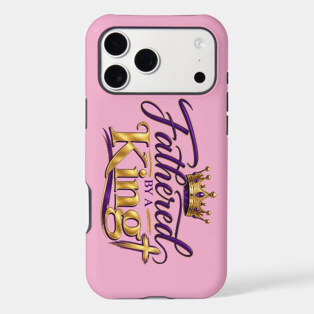 Fathered by a King Case-Mate iPhone Case (Back)