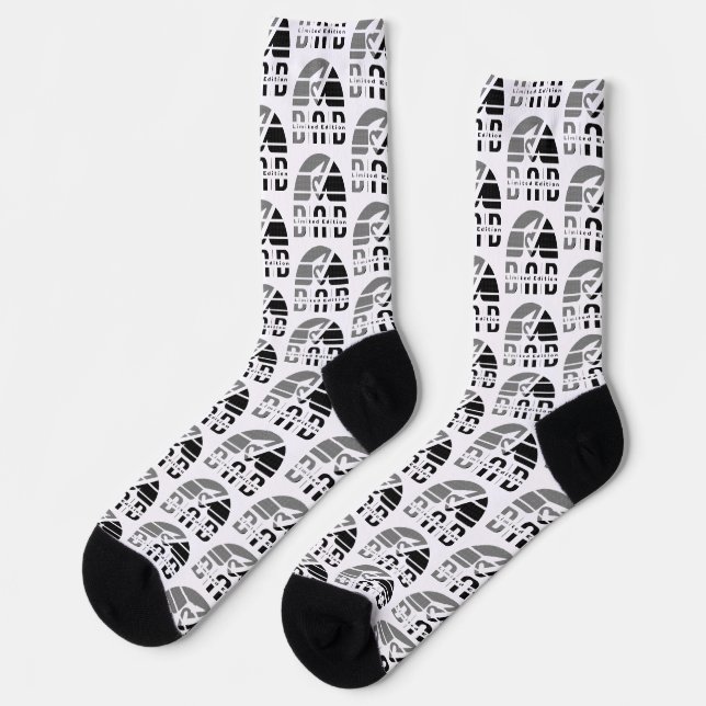 Fatherhood as an Antique Visual Emotion: Best Dad Socks (Left)