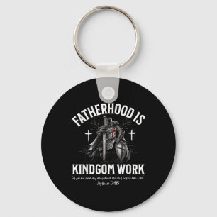 Fatherhood Is Kingdom Work Christian Dad Bible Jos Keychain