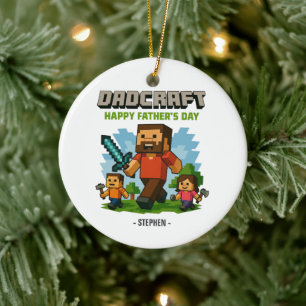 Fatherhood Mode Activated – Happy Father’s Day Ceramic Ornament