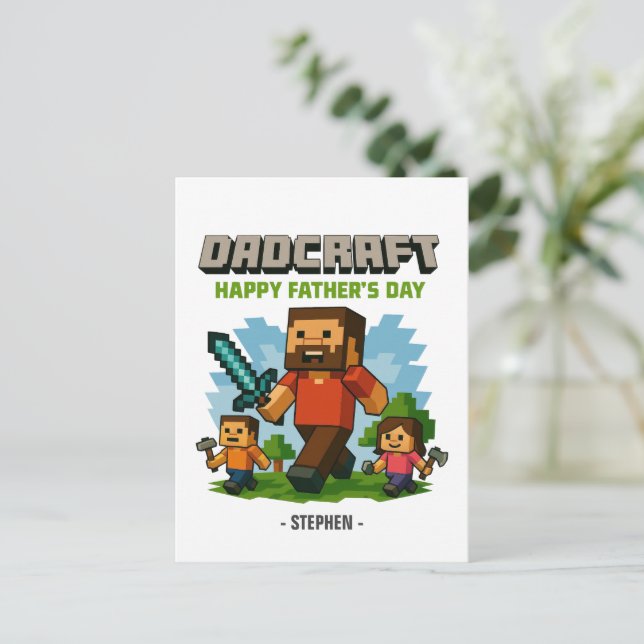 Fatherhood Mode Activated – Happy Father’s Day Postcard (Standing Front)