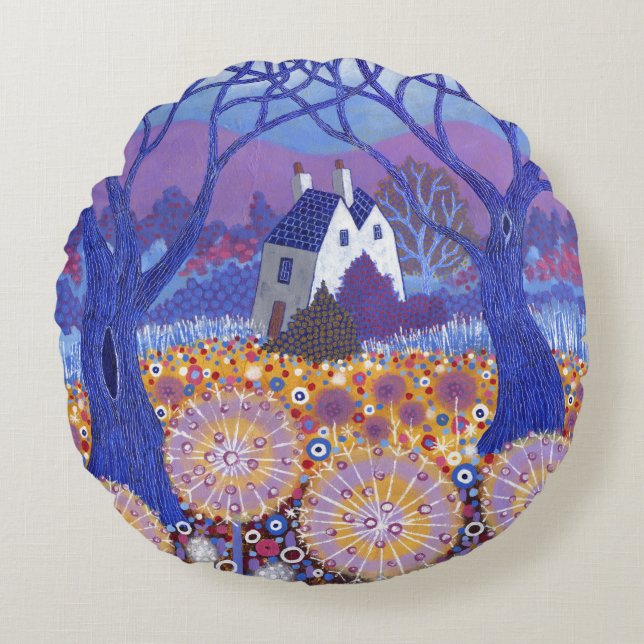 Fatherless Barn 2012 Round Pillow (Front)