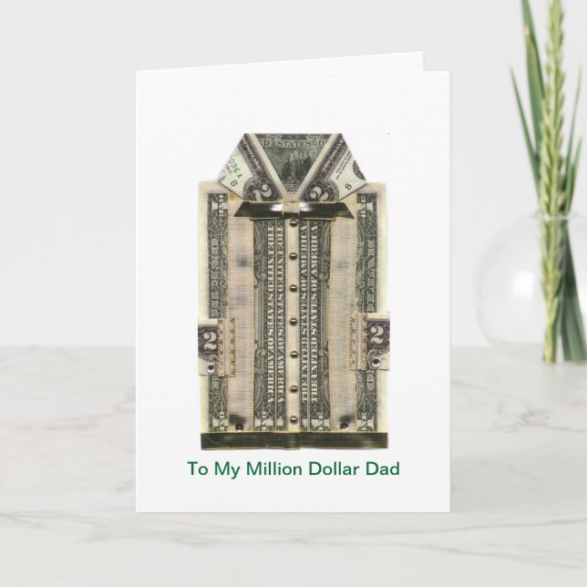 Father's Birthday Money Card (Front)