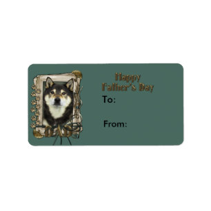Fathers DAD Day - Stone Paws - Shiba Inu - Yasha Label