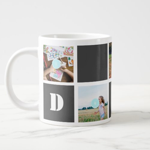 Fathers Day 10 Photos Dad Collage Mug