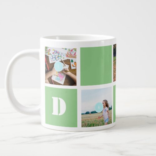 Fathers Day 10 Photos Dad Collage Mug