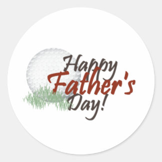 fathers Day 1 Classic Round Sticker