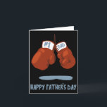Father's Day #1 Dad Boxing Gloves  Card<br><div class="desc">Father's Day #1 Dad Boxing Gloves</div>