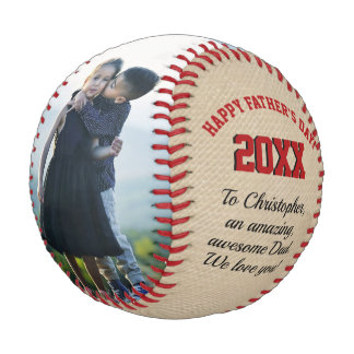 Fathers Day 2023 Photo Full-Color Gift Baseball