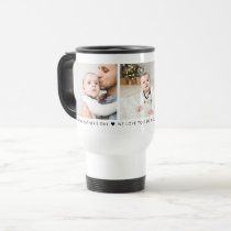 Father's Day 3 Photo Personalized Travel Mug Father's Day 3 Photo Personalized Travel Mug