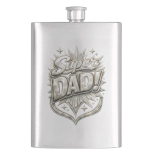 Father's Day 8 oz Stainless Steel Flask