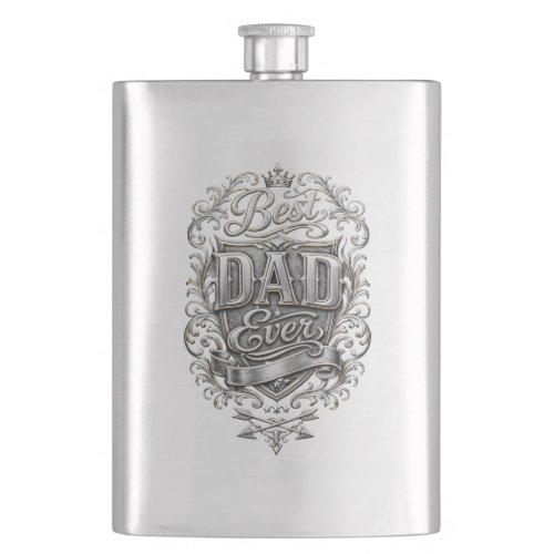 Father's Day 8 oz Stainless Steel Flask