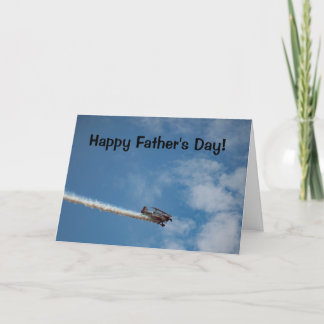 Father's Day Airplane Card