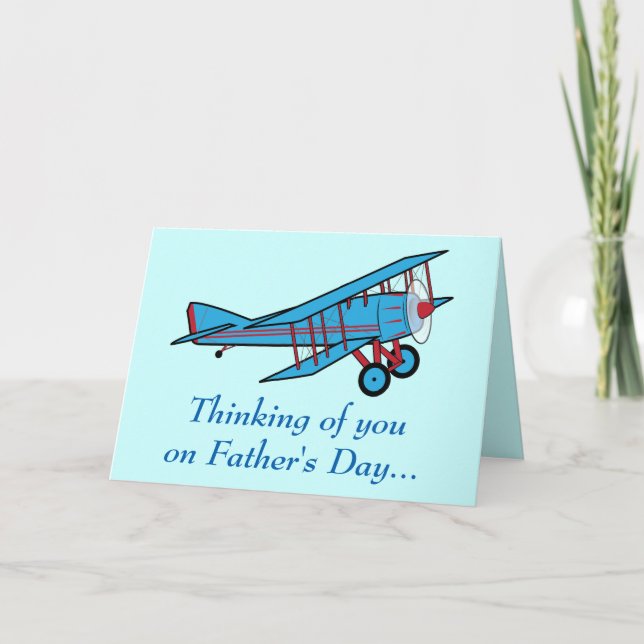 Father's Day: Airplane Card (Front)