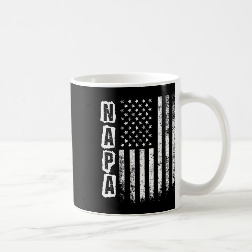 Fathers Day American Flag 4th Of July  Coffee Mug