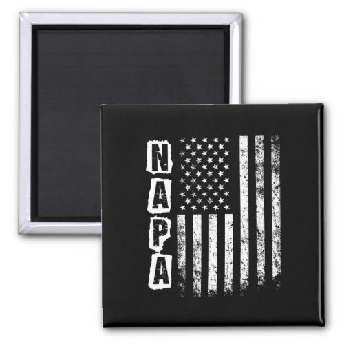 Fathers Day American Flag 4th Of July  Magnet