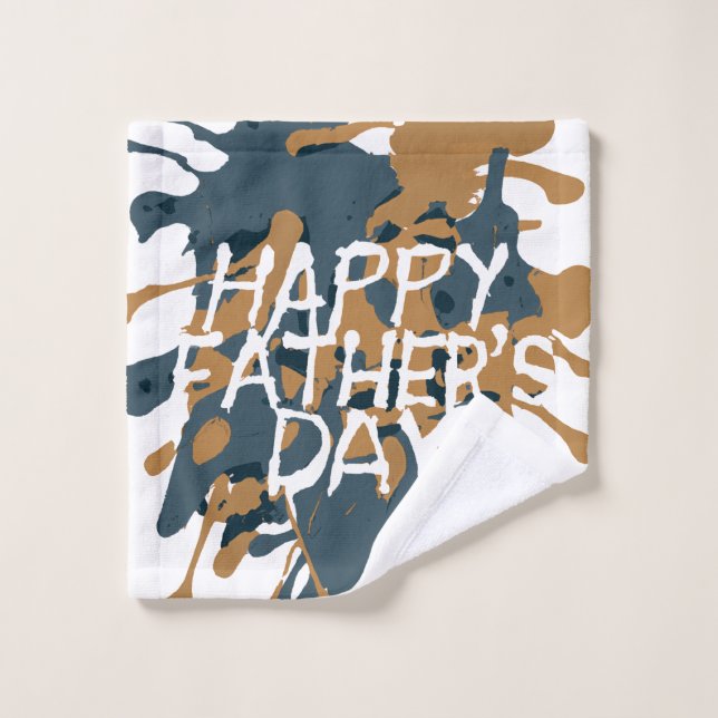Father's Day Artsy Abstract  Wash Cloth (Wash Cloth)
