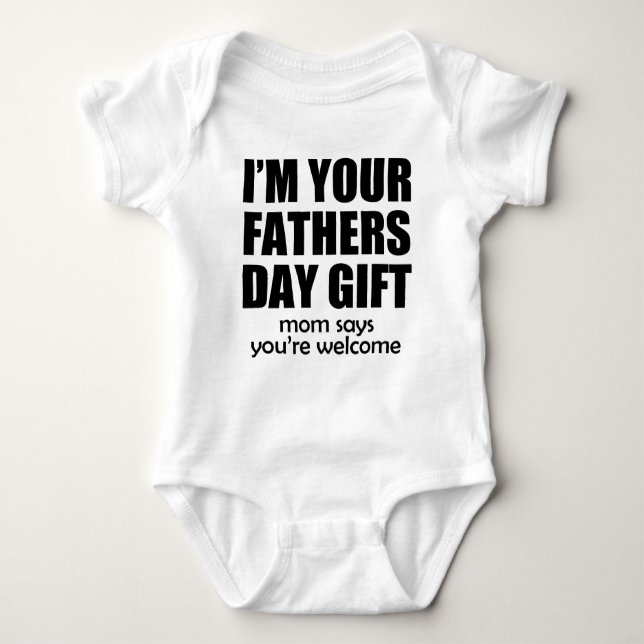 father's day baby bodysuit (Front)