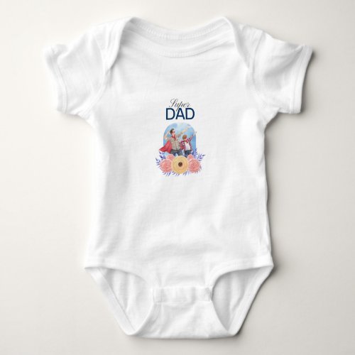 Fathers day baby bodysuit