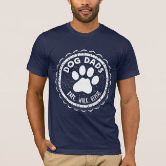 Father's day Badge Dog Dads T-Shirt