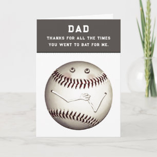Father's Day Baseball Card
