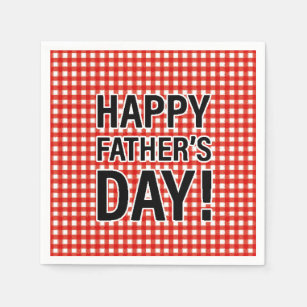 Father's Day BASH! Father’s Day Party Paper Napkin