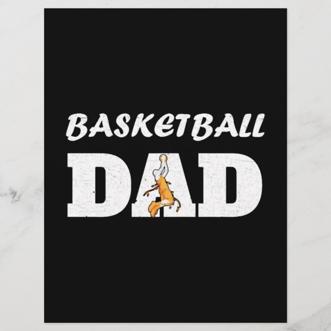 Fathers Day Basketball Dad Flyer (Front)