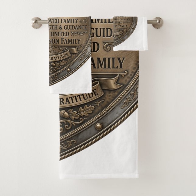 Father's Day Bath Towel Set (Insitu)