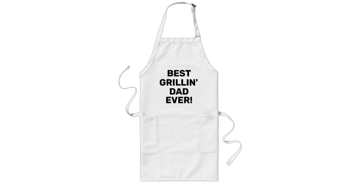 Funny Father Day Grill Gift BBQ Grilling Apron for Men With 