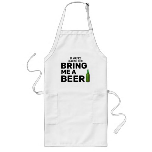 Fathers Day BBQ Apron BRING ME A BEER
