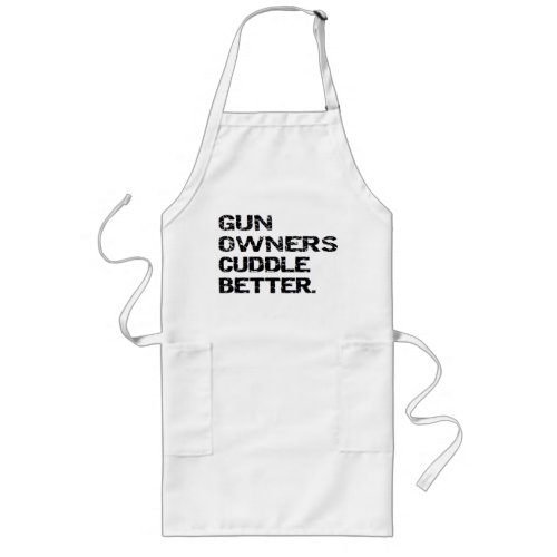 Fathers Day BBQ Apron GUN OWNERS