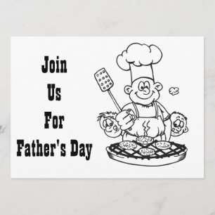 **FATHER'S DAY BBQ** INVITATION