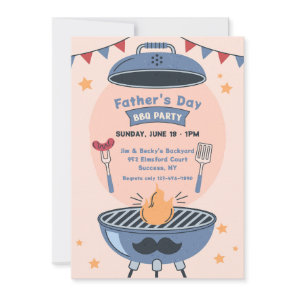 Father's Day BBQ Invitation