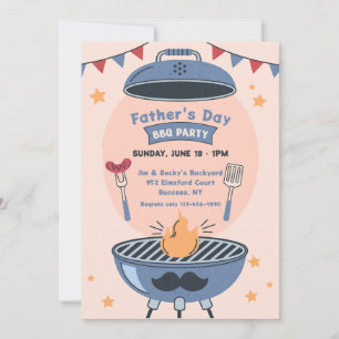 Father's Day BBQ Invitation