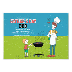 Father's Day BBQ Invitation