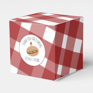 Father's Day BBQ Picnic Event Sandwich Favor Boxes